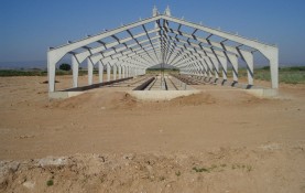 PIG FEEDLOT IN MURCHANTE, NAVARRE