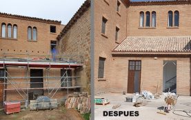 EXECUTION OF DEMOLITION WORKS, REINFORCED CONCRETE STRUCTURES AND MASONRY IN THE WORK EXECUTION OF THE ALTERNATIVE EVACUATION LADDER OF THE ROOM CALLED “LIBRARY” OF THE TOURIST PARK OF STA. MA. FROM VERUELA‐ VERA DE MONCAYO (ZARAGOZA)