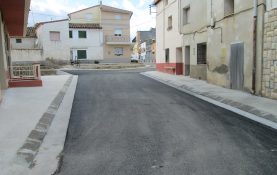 RENOVATION DES SERVICES ET RUE POSE AU MOYEN EN VILLARREAL DE HUERVA