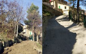 PAVIMENTACIÓN DEL CAMINO SOBRE EL COLECTOR GENERAL DE SANEAMIENTO EN ORES