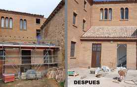 EJECUCIÓN DE OBRAS DE DEMOLICIÓN, ESTRUCTURAS DE HORMIGÓN ARMADO Y ALBAÑILERÍA EN LA OBRA EJECUCIÓN DE ESCALERA DE EVACUACIÓN ALTERNATIVA DE LA SALA DENOMINADA “BIBLIOTECA” DEL PARADOR DE TURISMO DE STA. MA. DE VERUELA‐ VERA DE MONCAYO (ZARAGOZA).