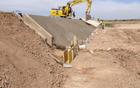 OBRA DE EMERGENCIA EN LA ZONA 8 QUINTO DE EBRO (ZONA A) DESBORDAMIENTOS DEL RIO EBRO
